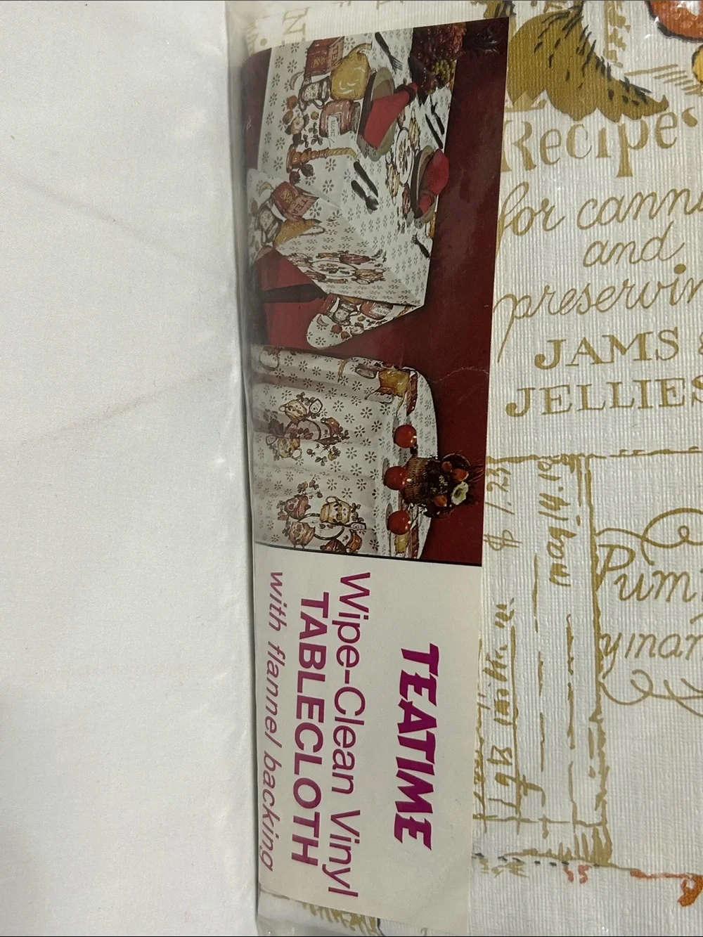 Hygiene Industries printed tablecloth